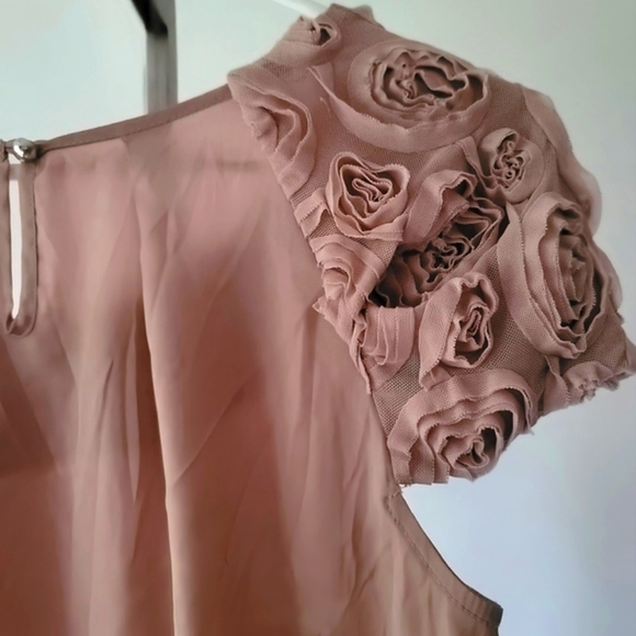 Dalia Collection Women's Short Sleeve Floral Top Size M - Picture 5 of 10